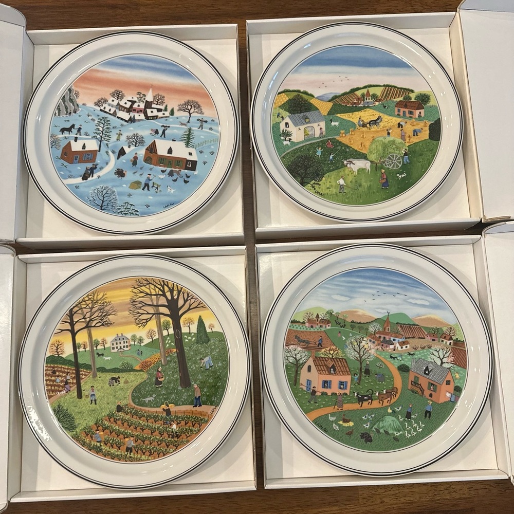Villeroy & Boch Design Naif 4 Seosons Plates